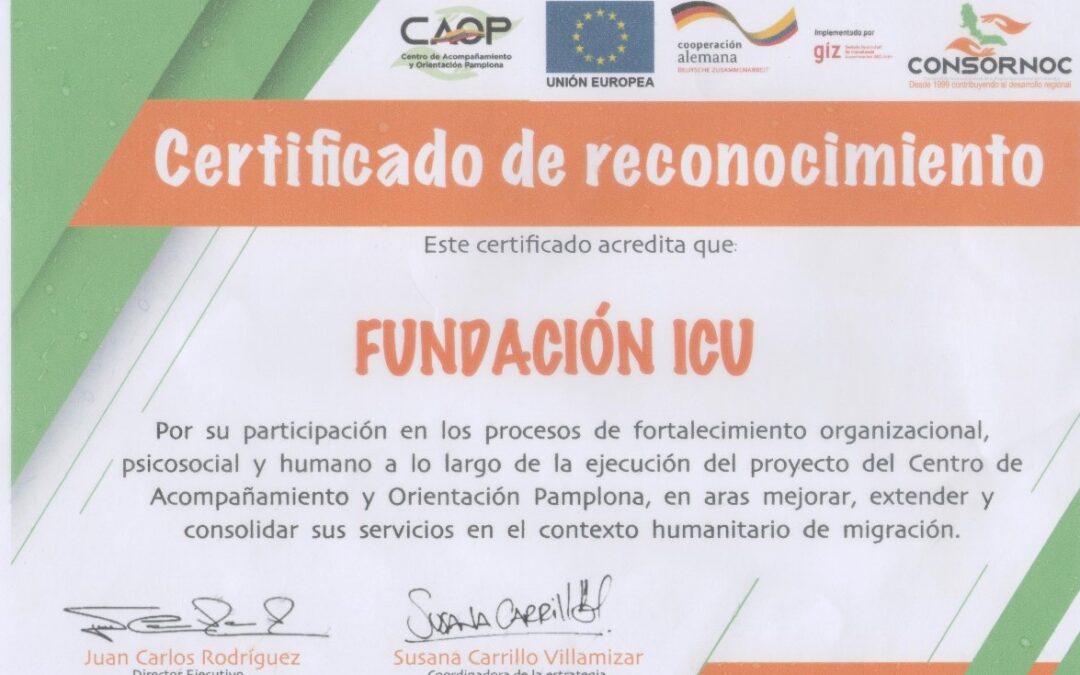 Un reconocimiento a la cooperación en beneficio de la población migrante