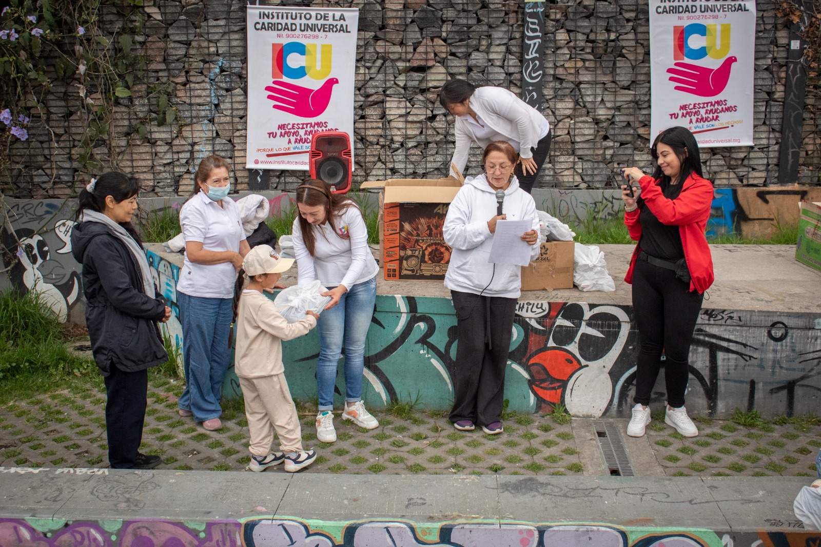 Donación de útiles escolares: cuadernatón en Pasto, Nariño